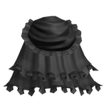 Rococo Back Bustle Black Waist