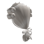 Rococo Powdered Wig in White