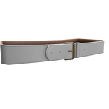 Roller Buckle White Belt