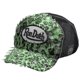 Ron Dutch Green Leopard Print Cap