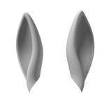 Roo ears (gray/madness)