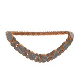 RoseGold Diamond Circle w/ Cuban Chain 4.0