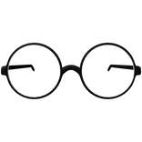 Round / Circle Glasses with Curved Bridge