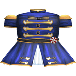 Royal Blue Christmas Nutcracker Uniform Dress