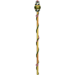 Royal Green Christmas Nutcracker Staff