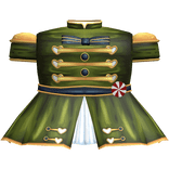 Royal Green Christmas Nutcracker Uniform Dress