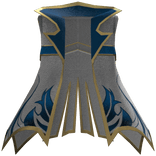 Royal Knight Coat - White Blue