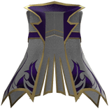 Royal Knight Coat - White Purple