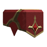 Royal Knight Left Shoulder - Red