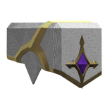 Royal Knight Left Shoulder - White Purple
