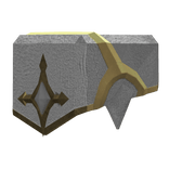 Royal Knight Right Shoulder - White Black