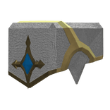 Royal Knight Right Shoulder - White Blue
