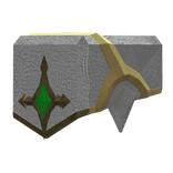 Royal Knight Right Shoulder - White Green
