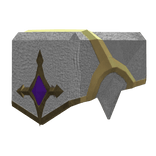 Royal Knight Right Shoulder - White Purple