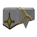 Royal Knight Right Shoulder - White Yellow