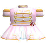 Royal Pink Christmas Nutcracker Uniform Dress