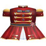 Royal Red Christmas Nutcracker Uniform Dress