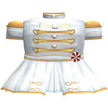 Royal White Christmas Nutcracker Uniform Dress