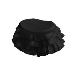 Ruffle Lace Bloomer Shorts (Black)