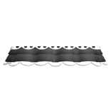 ruffled black swimsuit skirt