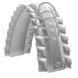 ruffled heart bonnet - white 