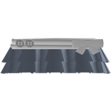 ♡・Ruffled Jean Skirt・Bow & Buttons・White