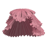 Ruffled Layered Skirt Pink