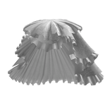Ruffled Layered Skirt White