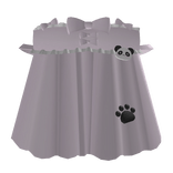 Ruffled Panda Dress In Pink