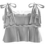 ♡ kawaii ruffle babydoll tank top dress ribbon