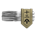 Rukia Lieutenant Squad 13 Division Badge Armband