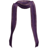 Rune Esoteric Gold Long Fantasy Purple Scarf