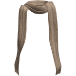 Rune Esoteric Long Beige Fantasy Desert Scarf