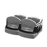 👟 Running Race | Dark & White Shoes