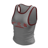 Runway Mowa Tank Top in Gray & Red