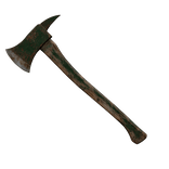 rusty axe