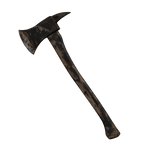 rusty axe