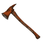 rusty axe