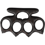 rusty brass knuckles [right] 