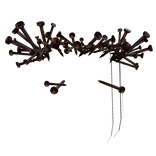 Rusty Creepy Nails Crown