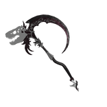 Rusty Dino skull scythe