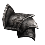 Rusty Medieval Guard Left Pauldron