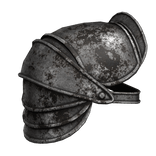 Rusty Medieval Knight Pauldron - Right