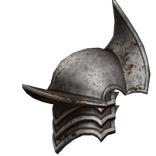 Rusty Medieval Paladin Right Pauldron