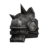 Rusty Mighty Medieval Right Pauldron