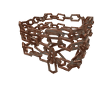 rusty right shoulder chains