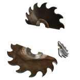 Rusty Shoulder Saw Blades (RIGHT)