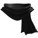 Ryuma Black  Neck Scarf