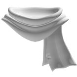 Ryuma White Neck Scarf
