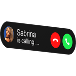 Sabrina Carpenter is calling phone call bubble